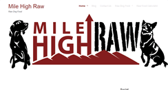 Desktop Screenshot of milehighraw.com